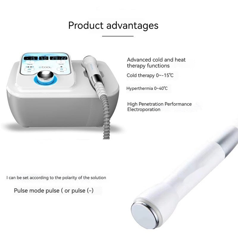 Cold Therapy Device Facial Ion Shrink Pores Ice Guide Ice Compress